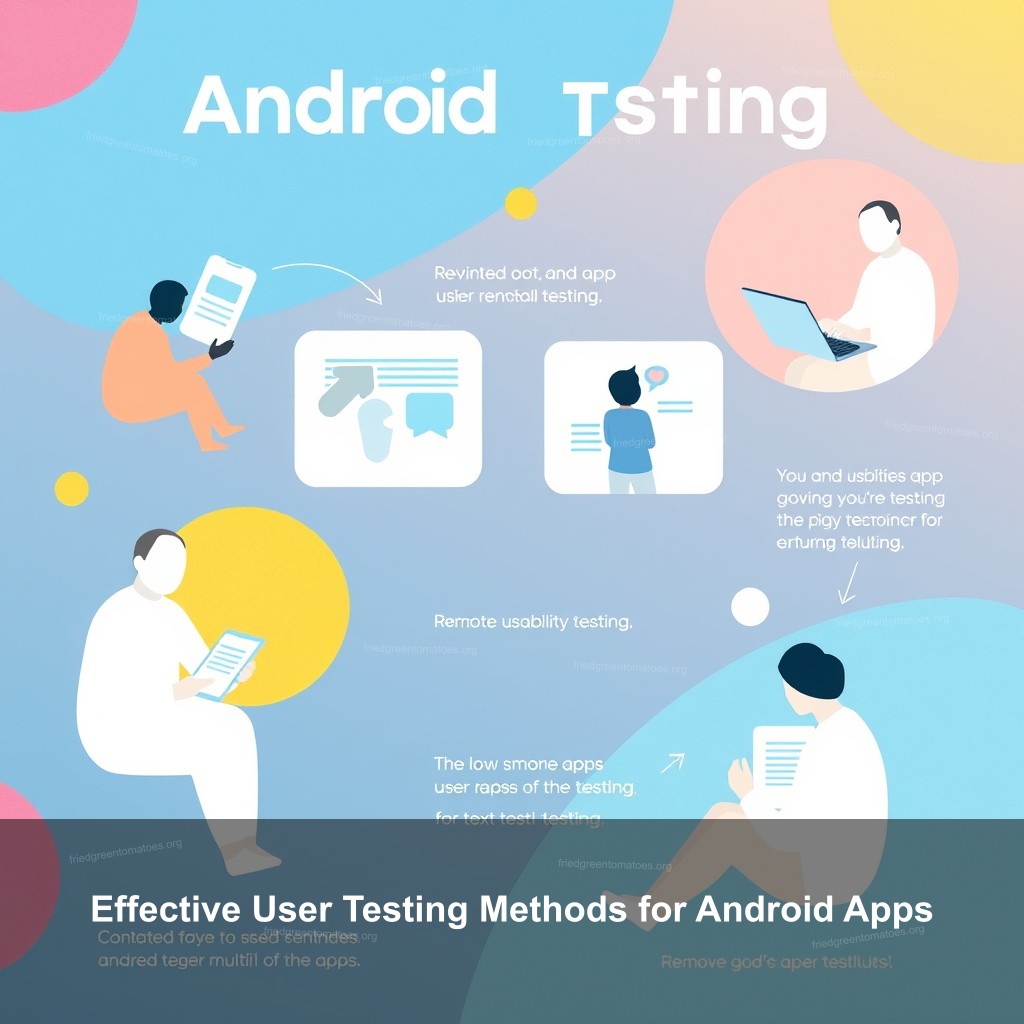 Effective User Testing Methods for Android Apps