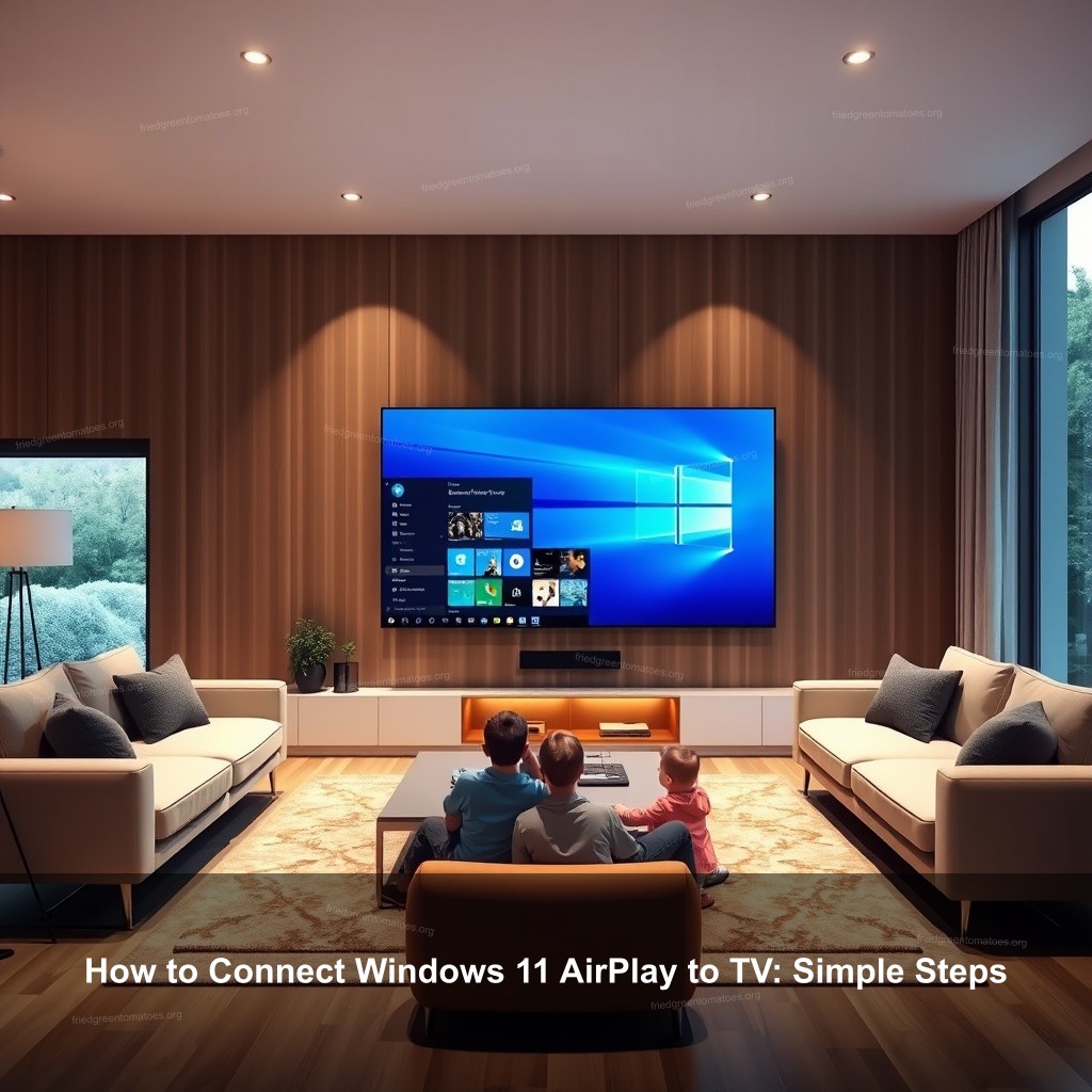 How to Connect Windows 11 AirPlay to TV: Simple Steps